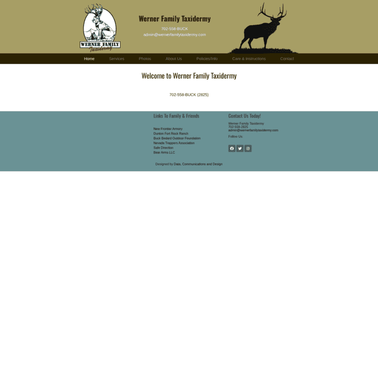 Werner Familiy Taxidermy